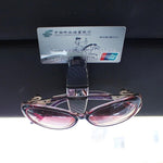 Soporte doble de auto para lentes o tarjetas