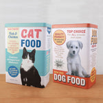Lata para almacenar alimento de mascotas
