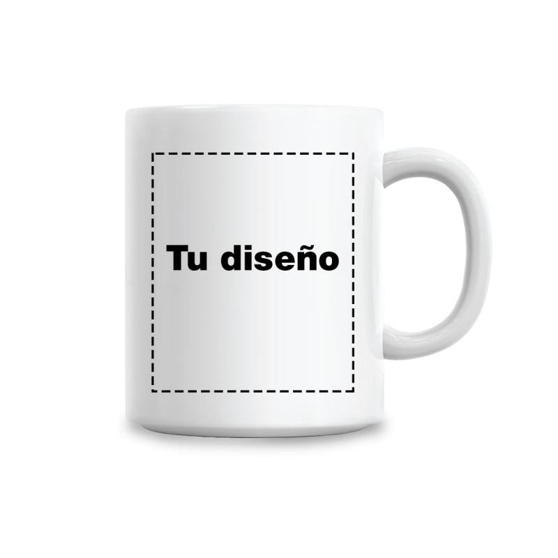 Taza blanca personalizada