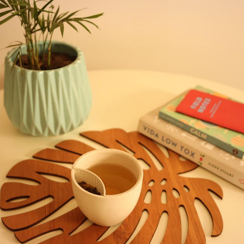 Taza con infusor para te