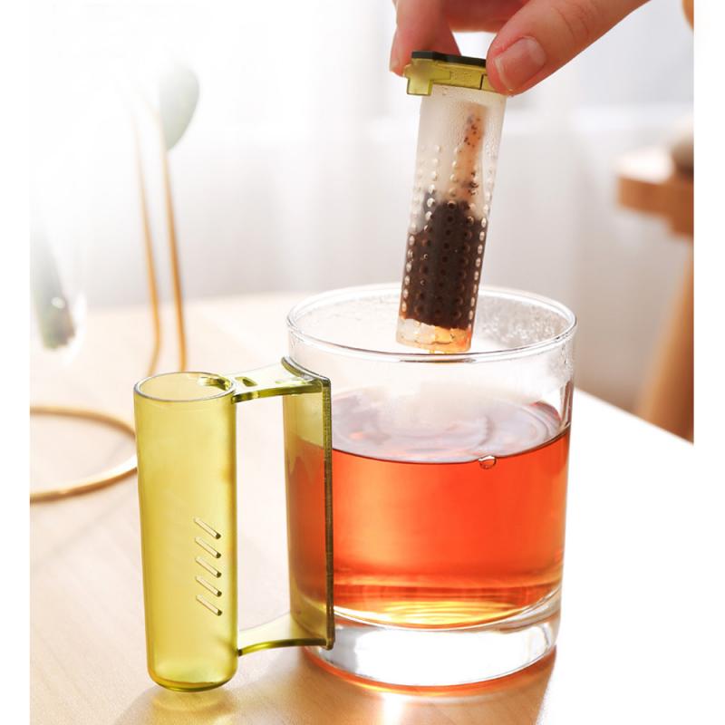 Taza con infusor green