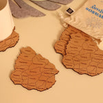 Posavasos uruguay set de 4
