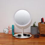 Espejo para maquillaje con 3 tipos de luz led