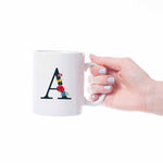 Taza monograma personalizada