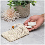 Bolsa sisal para jabón, shampoo o acondicionador en barra