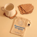Posavasos uruguay set de 4