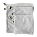 Set de 3 bolsas reutilizables, lavables y resistentes.